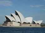 Sydney Opera House viewed from Ferry (92kb)